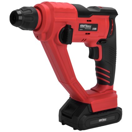 Akumulátorový příklepový vrtací kladivo 21 V 2 J bezuhlíkový motor 2 x 4 Ah KD3196