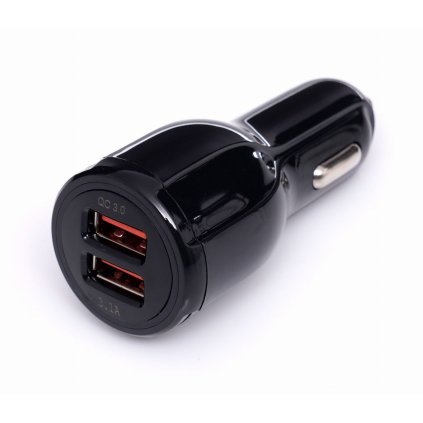 Autonabíječka QUICK CHARGE 2 USB porty KD1235