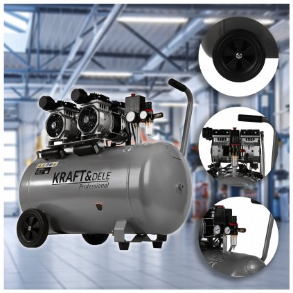 Bezolejový kompresor 100 l KD1398