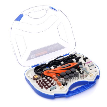 Mini bruska 270 W + příslušenství 210 ks. KD10753