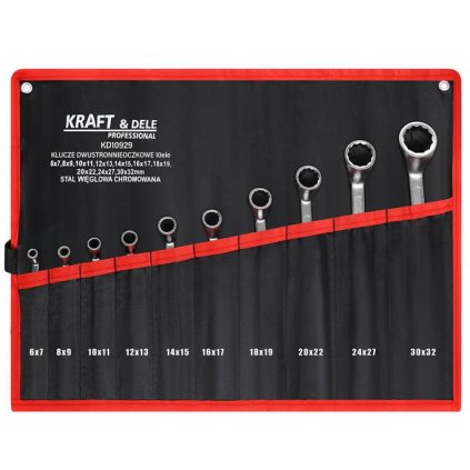 OBOUSTRANNÉ KLÍČE S OKEM 10 ks KD10929