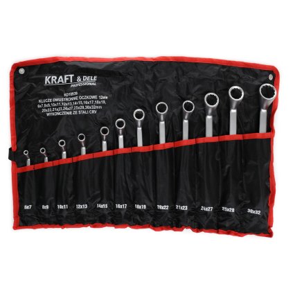 OBOUSTRANNÉ KLÍČE S OKEM 12 ks KD10939