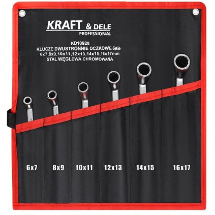 OBOUSTRANNÉ KLÍČE S OKEM 6 ks KD10928