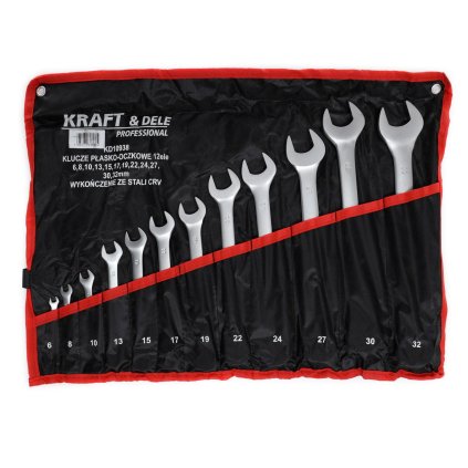 PLOCHÉ KLÍČE S OKEM 12 ks KD10938