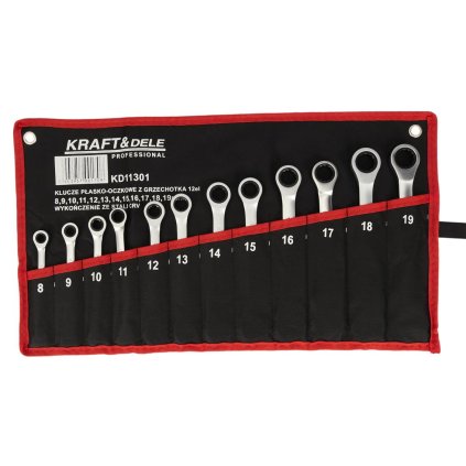 PLOCHÉ KLÍČE S OKEM 12 ks KD11301