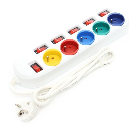 Prodlužovací kabel 3 m, 5 zásuvek KD4001