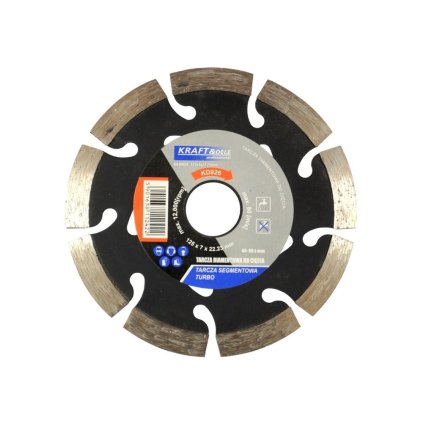 Segmentový kotouč na řezání 125x7x22,23 TURBO KD926