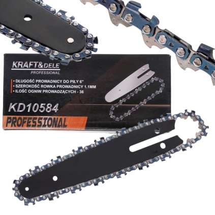 VODÍCÍ LIŠTA A ŘETĚZ PRO PILU 6" KD10584