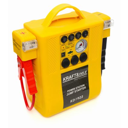 Jump starter 4W1 – multifunkční zařízení – startování, kompresor, svítilna KD1922