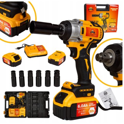 Screenshot 2025 04 15 at 09 04 12 MEGA ZESTAW KLUCZ UDAROWY 2 AKUMULATOR 6ah 88V nasadki xxxl (6951193130224) • Cena Opinie • Zestawy elektronarzędzi 14803439901 • Allegro