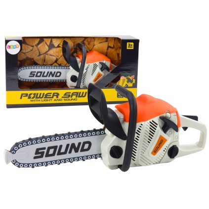 Řetězová pila pro malého kutila Pohyblivý řetěz Zvuky