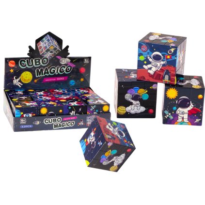 Magická Vesmírná Kostka Vzdělávací Puzzle Hra Logická