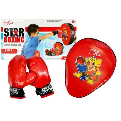 Boxerská sada Rukavice Štít Bojové sporty