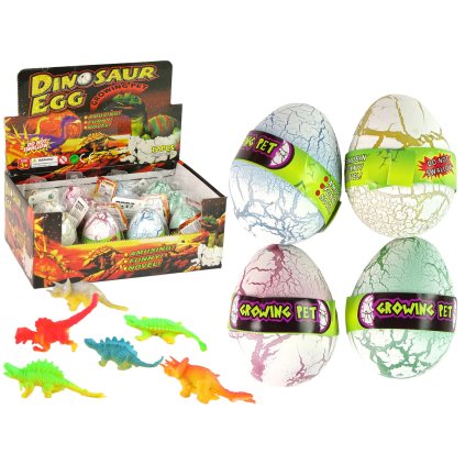 Magické Vylíhací Dinosaří Vejce Rostoucí 6 cm Bílé