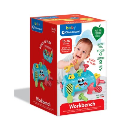 Clementoni Dětský Stolík na Nářadí 3v1 pro Malé Kutily