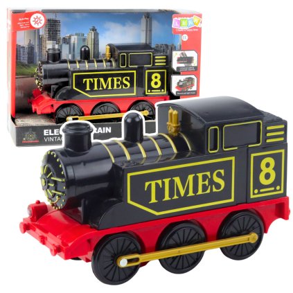 Klasická Retro Elektrická Lokomotiva se Světly a Zvuky