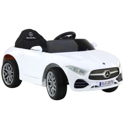 Dětské Elektrické Auto Mercedes KL-1666-1 Bílý, 2x35W, Bluetooth, Dálkové Ovládání