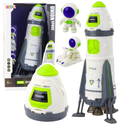 Interaktivní Kosmická Raketa s Astronauty a Zvukovými Efekty pro Děti od 3 Let