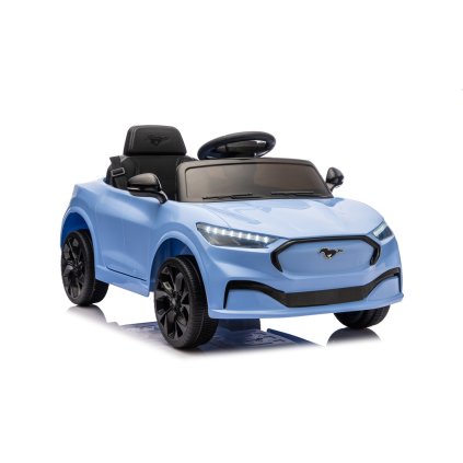 Dětský Elektrický Ford Mustang Mach-E, Modrý 24V, S Bezpečnostním Ovládáním