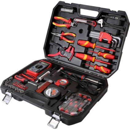 Profesionální 68dílná sada nářadí KD5979 s robustním kufrem pro univerzální použití