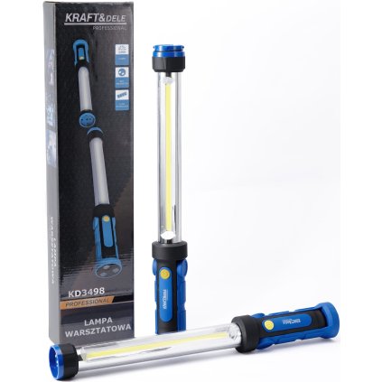 Dvojitá LED dílenská svítilna USB-c 1200lm, multifunkční 1020 mm, KD3498