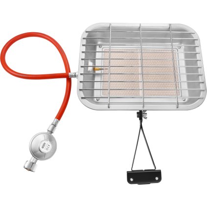 KRAFT&DELE 4,5 KW plynový proměnný topič s vestavěným ventilem