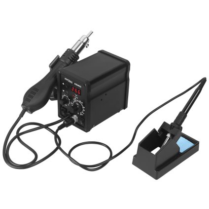 Profesionální plastová spawarka KD3463 s páječkou a horkovzdušnou stanicí