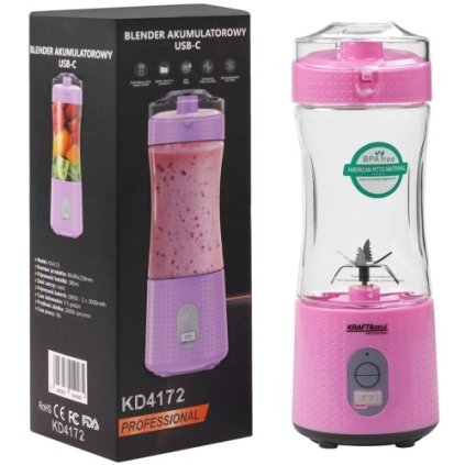 Bezdrátový mi × ér 380 ml USB-c, 2 × 3000mah, nerezové nože - KD4172