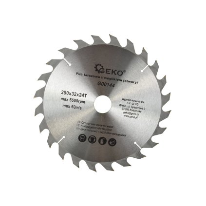 59838 kotouc na drevo 250x32x24t 25