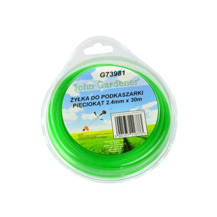 72867 vlasec pro strunovou sekacku petiuhelnik 2 4 mm x 30 m 10 80