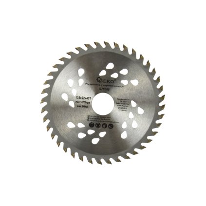 59712 kotouc na drevo 125x22x40t otvory 200