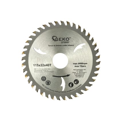 59700 kotouc na drevo 115x22x40t otvory 200