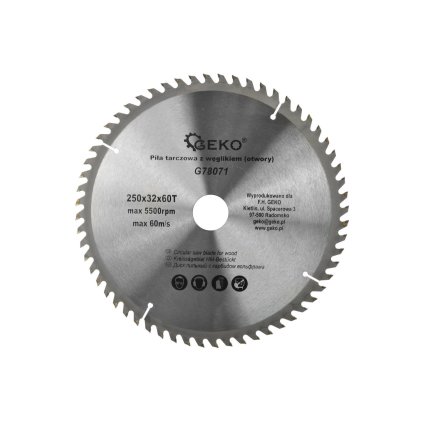 59847 kotouc na drevo 250x32x60t otvory 25 50