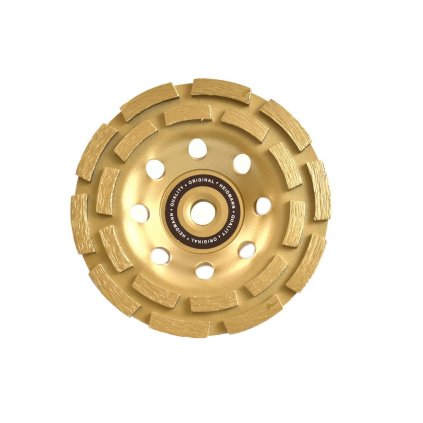 57057 dvojity segmentovy kotouc pro brouseni betonu 125 mm m14 heidmann 50