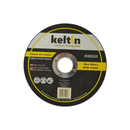60006 kotouc na rezani kovu 125x1 0 mm keltin 25 100 400