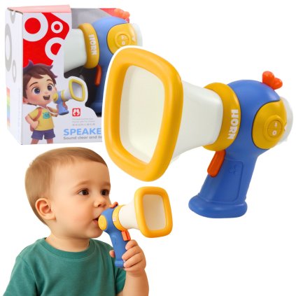 Dětský Interaktivní Megafon s Hlasovými a Světelnými Efekty - Modrý