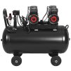 Profesionální bezolejový kompresor 100 l, 2 × 2200w, tichý provoz KD4083