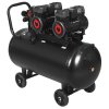Profesionální bezolejový kompresor 100 l, 2 × 2200w, tichý provoz KD4083