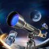 Vzdělávací astronomický teleskop s hliníkovým stativem a luxusními doplňky