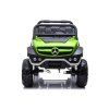 Baterieové auto Mercedes Unimog zelené