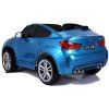 Baterieové auto BMW X6M modré lakované
