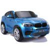 Baterieové auto BMW X6M modré lakované