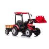 Dětský Elektrický Traktor s Přívěsem Hercules Červený 24V