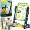 Dětská oboustranná magnetická tabule 2v1 křída/fixy, zelená, sada 52 ks
