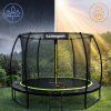 Ochranný kryt pružin na trampolínu LEAN SPRING PAD 8FT (244–252 cm), černý