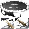 Skákací plocha (náhradní) pro trampolínu 8FT 244–252 cm, 48 ok, CE
