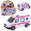 Ambulance na Baterie Světla Zvuky Bílá