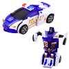 Auto Robot 2v1 Sportovní Policejní Auto s Pohonem Mix