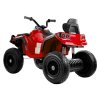 Čtyřkolka na Akumulátor BDM0906 Nafukovací Kola Červená