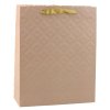 Dárková Taška S Ražbou Světle Béžová 32 x 26 x 10 cm
